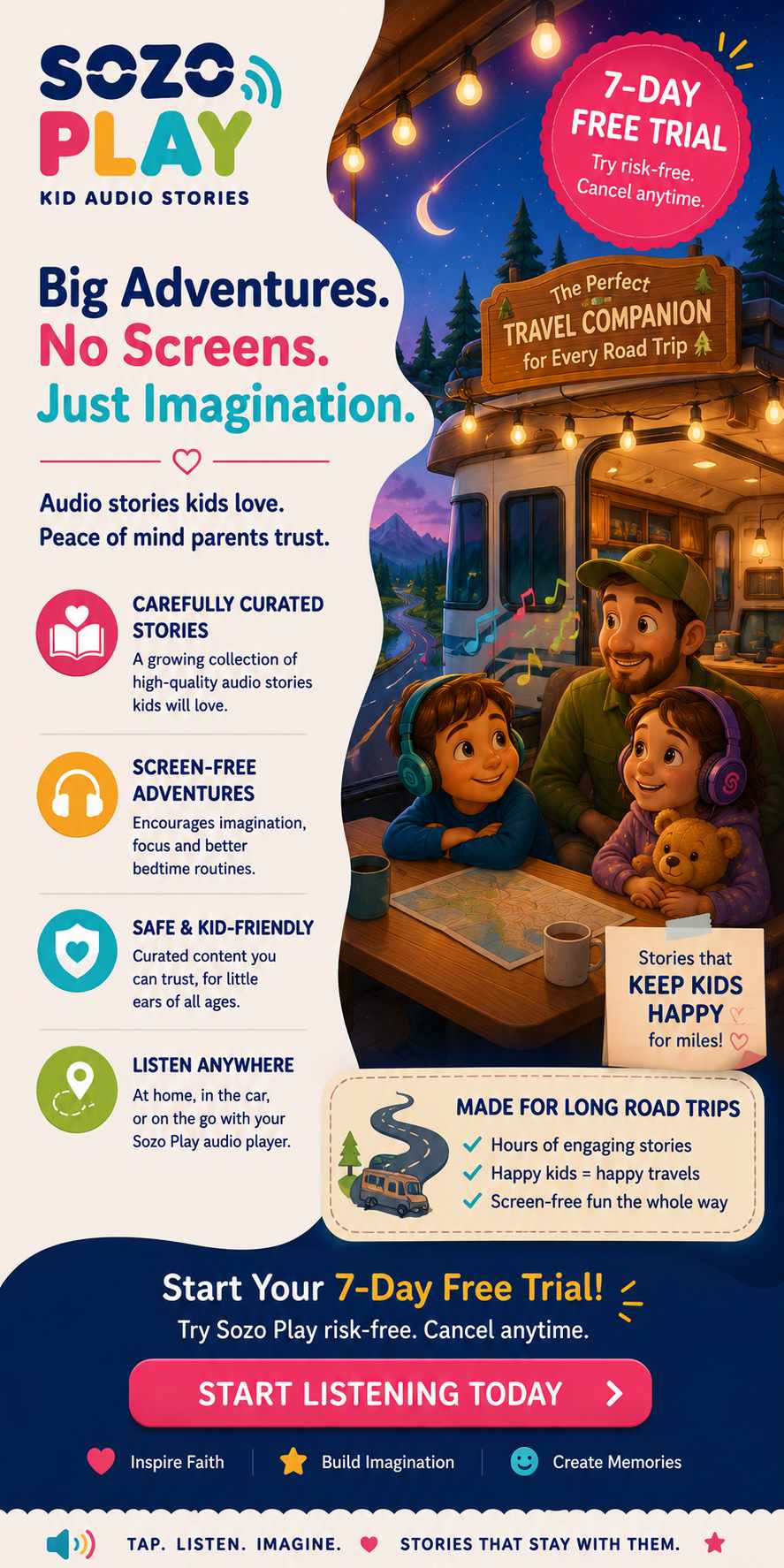Screen-Free Entertainment for Family RV Trips